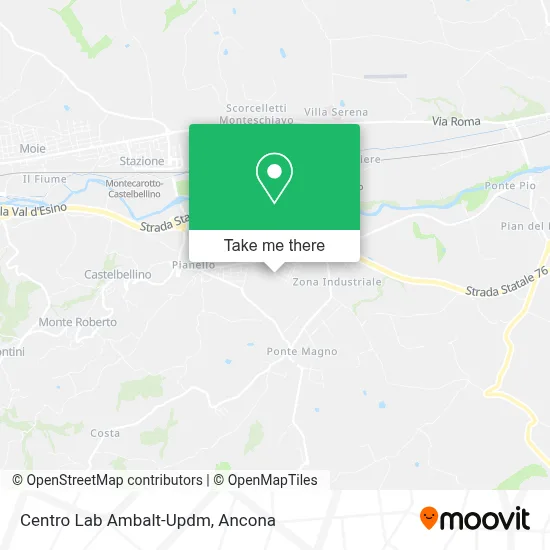 Centro Lab Ambalt-Updm map