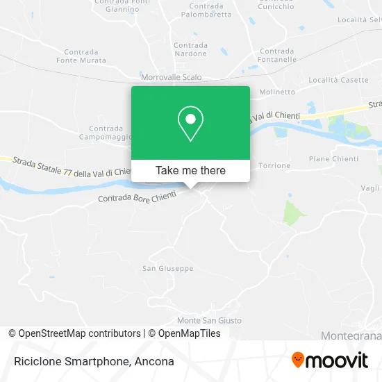 Riciclone Smartphone map