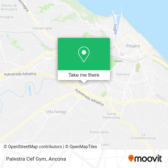 Palestra Cef Gym map