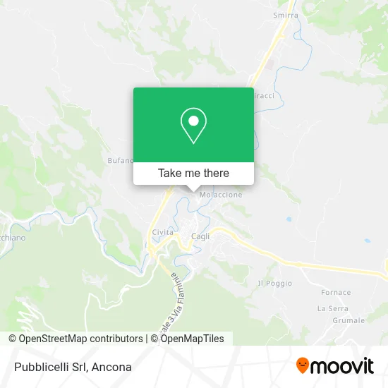 Pubblicelli Srl map
