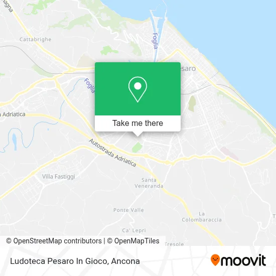 Ludoteca Pesaro In Gioco map