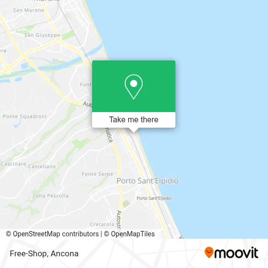 Free-Shop map
