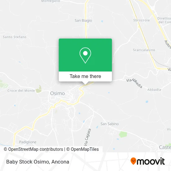 Baby Stock Osimo map