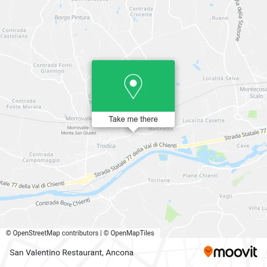 San Valentino Restaurant map