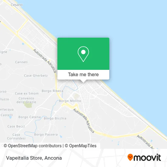 Vapeitalia Store map