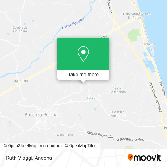 Ruth Viaggi map
