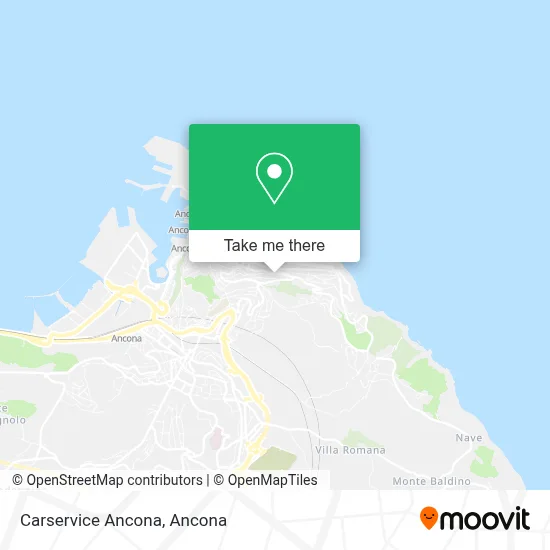 Carservice Ancona map