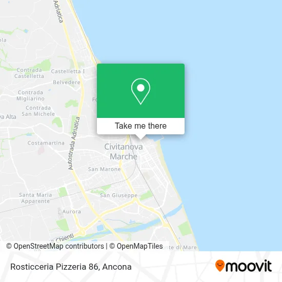 Rosticceria Pizzeria 86 map