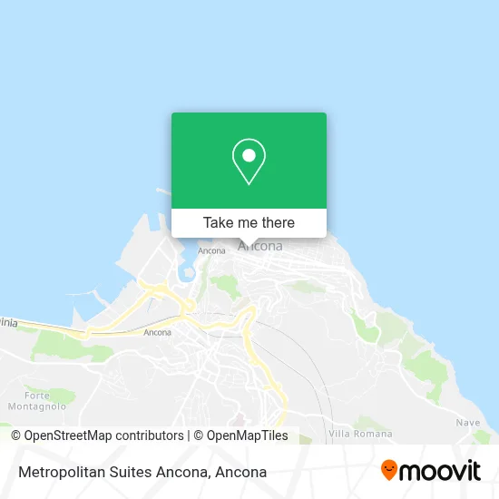 Metropolitan Suites Ancona map
