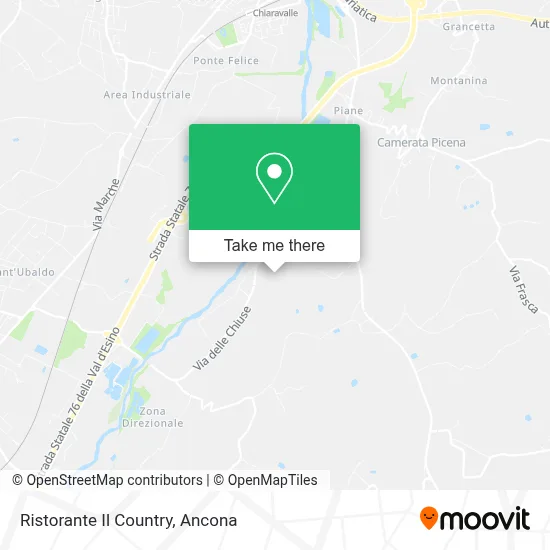 Ristorante Il Country map