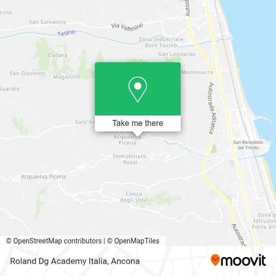 Roland Dg Academy Italia map