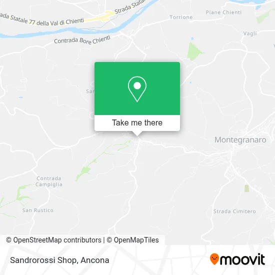 Sandrorossi Shop map