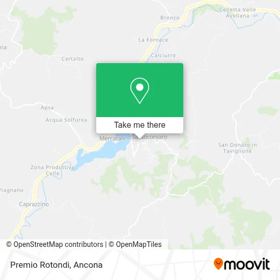 Premio Rotondi map