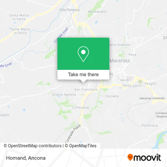Homand map