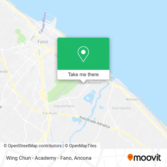 Wing Chun - Academy - Fano map