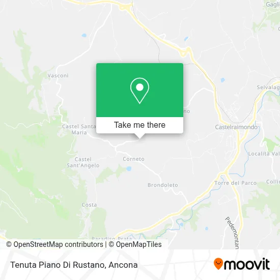 Tenuta Piano Di Rustano map