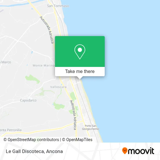 Le Gall Discoteca map