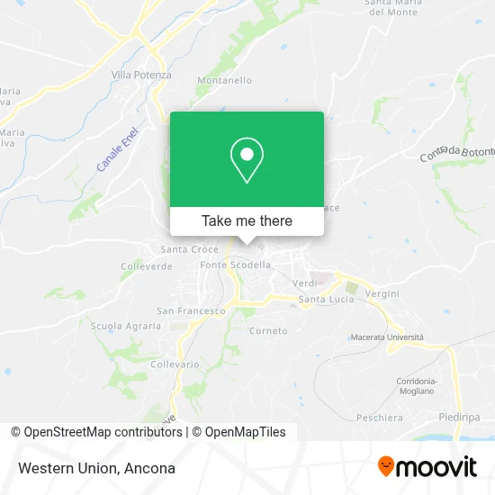 Western Union map