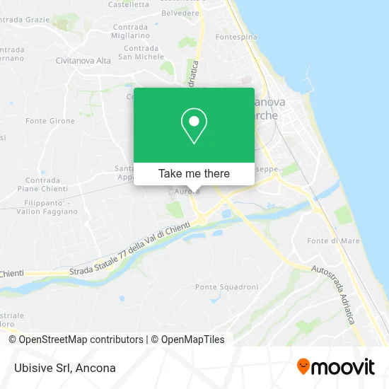 Ubisive Srl map