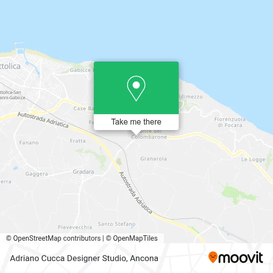 Adriano Cucca Designer Studio map