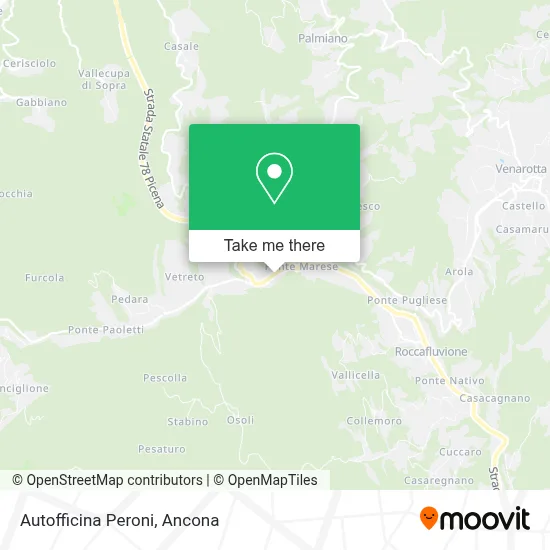 Autofficina Peroni map