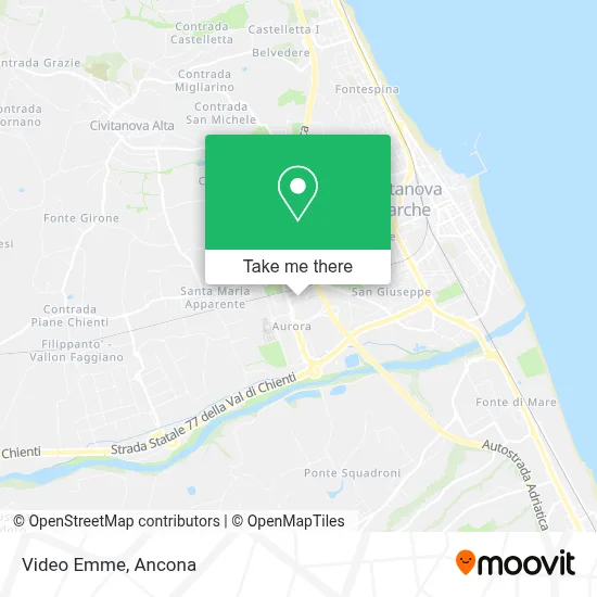 Video Emme map