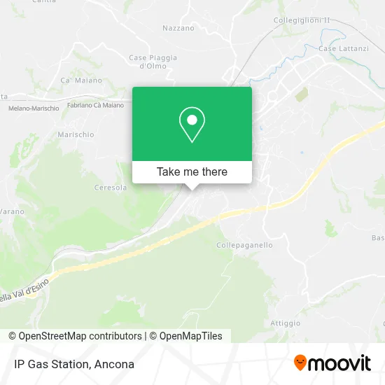 IP Gas Station map