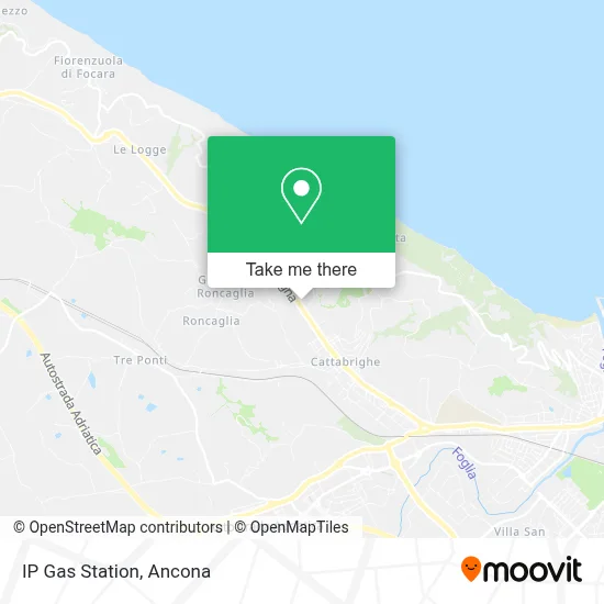 IP Gas Station map