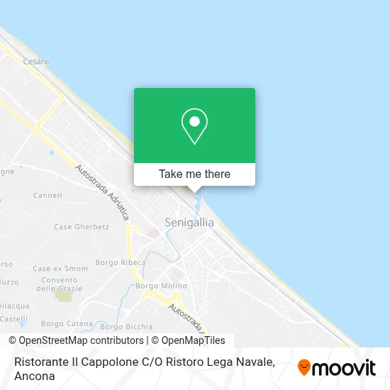 Ristorante Il Cappolone C / O Ristoro Lega Navale map