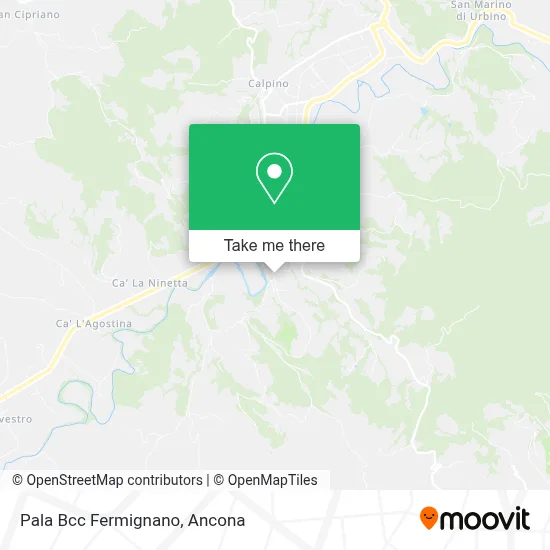 Pala Bcc Fermignano map