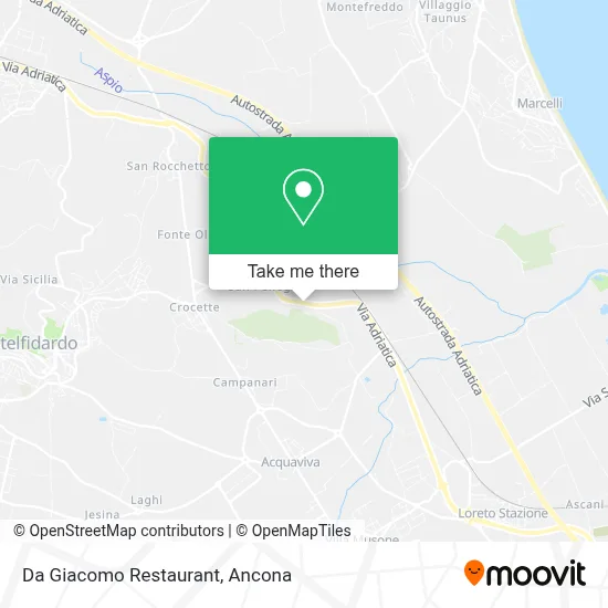 Da Giacomo Restaurant map