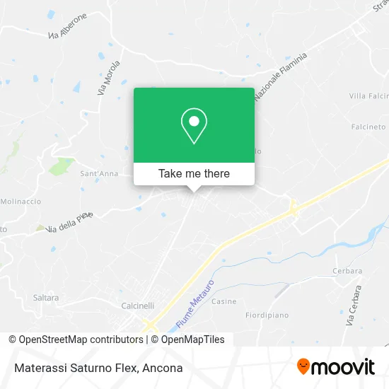 Materassi Saturno Flex map