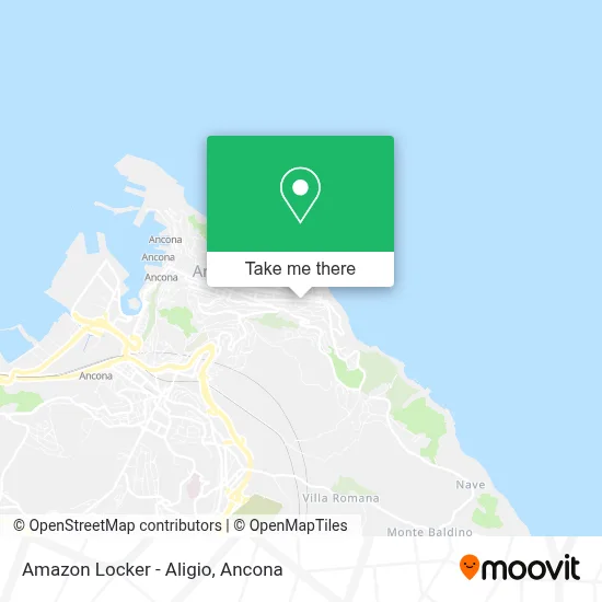 Amazon Locker - Aligio map
