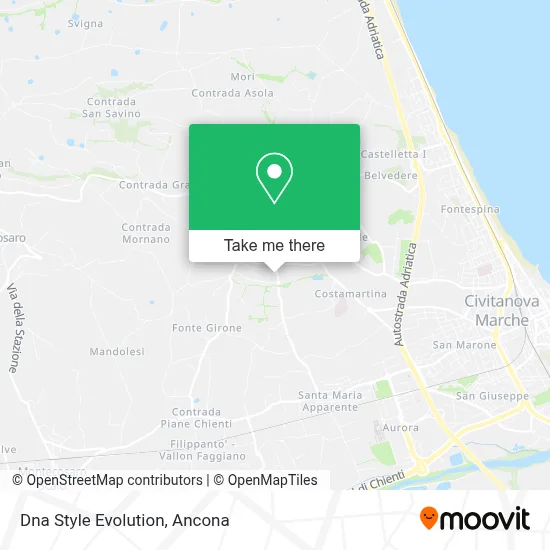 Dna Style Evolution map