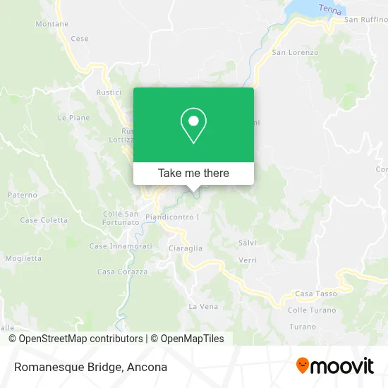 Romanesque Bridge map