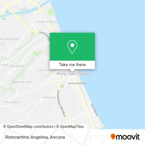 Ristorantino Angelina map