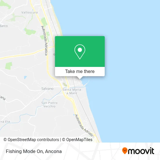Fishing Mode On map
