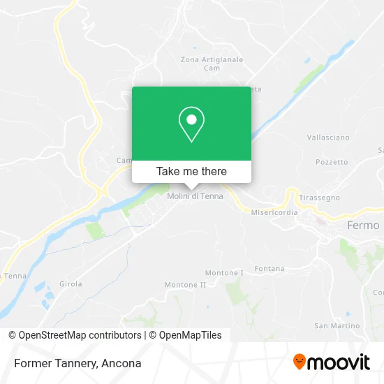 Former Tannery map