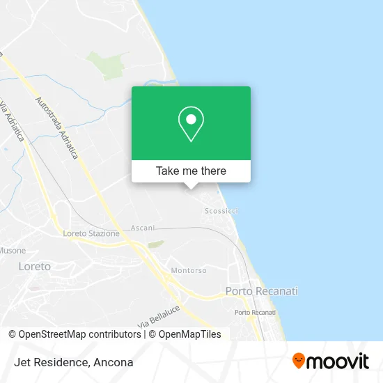 Jet Residence map
