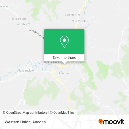 Western Union map