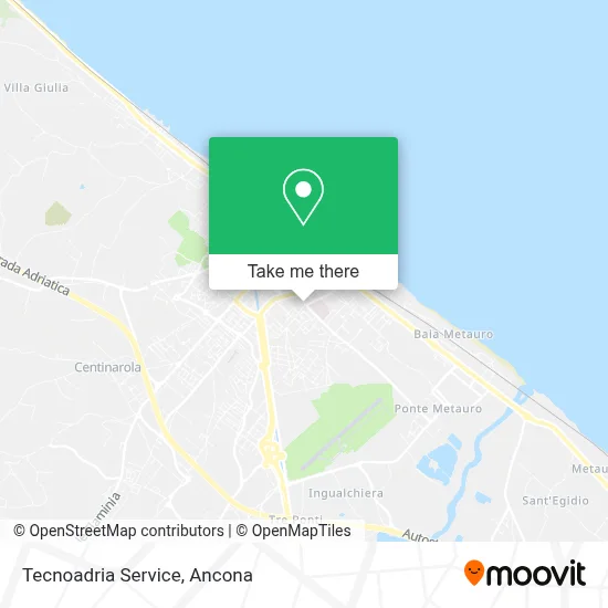 Tecnoadria Service map