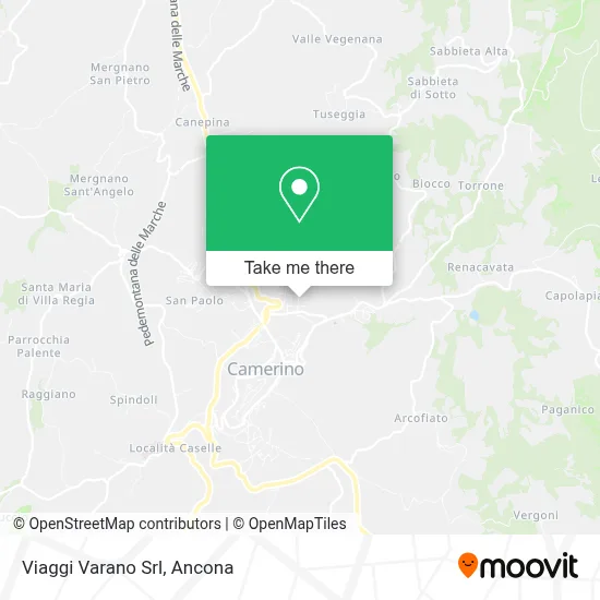 Viaggi Varano Srl map