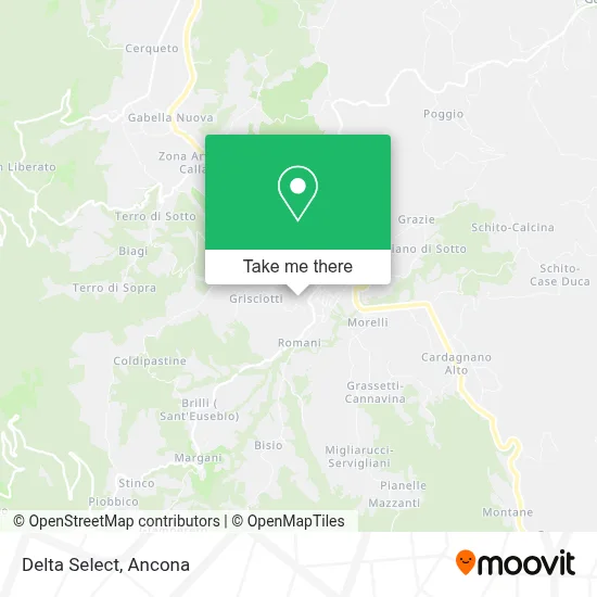 Delta Select map