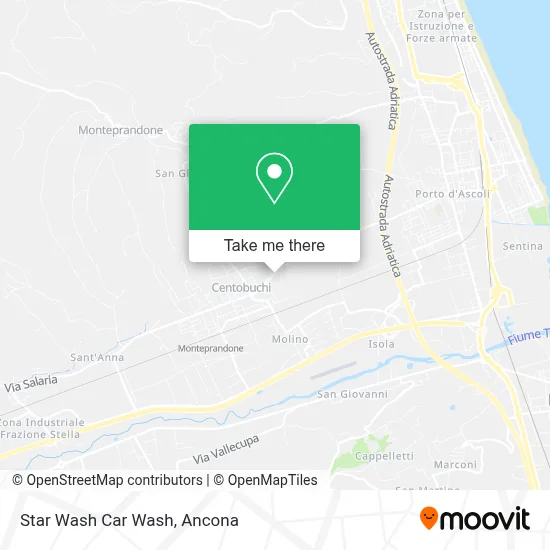 Star Wash Car Wash map