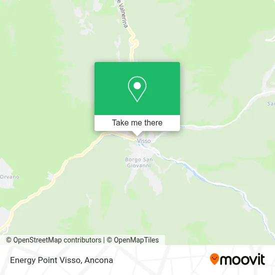 Energy Point Visso map