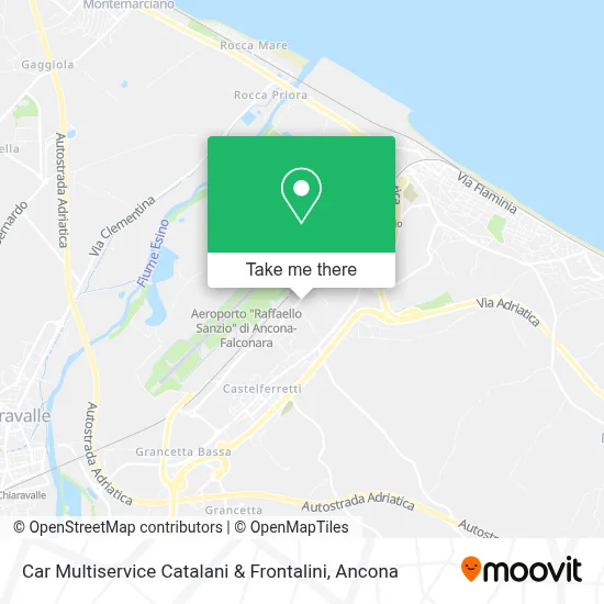 Car Multiservice Catalani & Frontalini map
