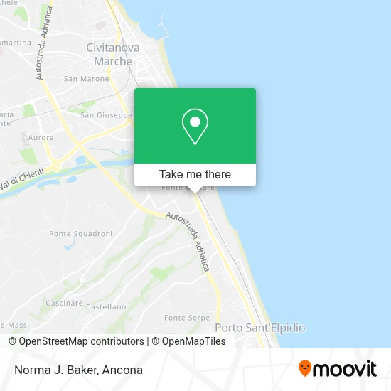 Norma J. Baker map