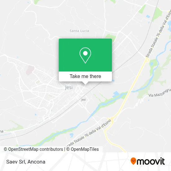 Saev Srl map