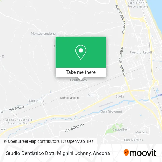 Studio Dentistico Dott. Mignini Johnny map