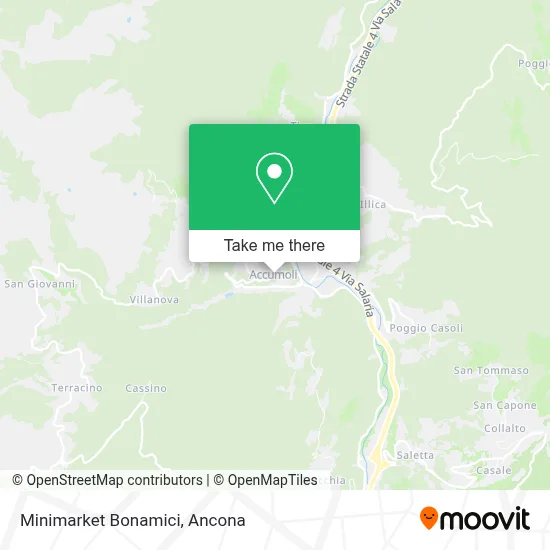 Minimarket  Bonamici map